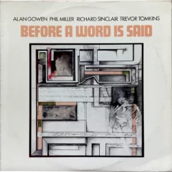 Before a Word Is Said