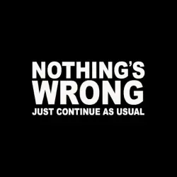 nothing’s wrong