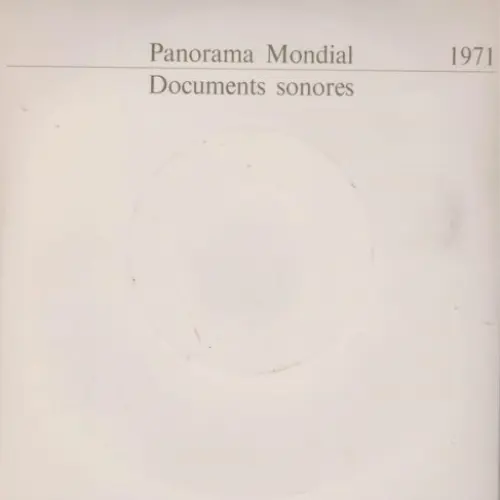 Panorama Mondial 1971