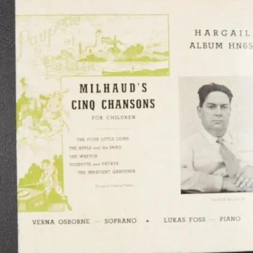 Milhaud's Cinq Chansons for Children