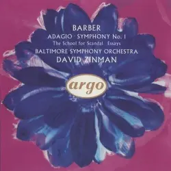 Adagio for Strings / Symphony no. 1 / The School for Scandal