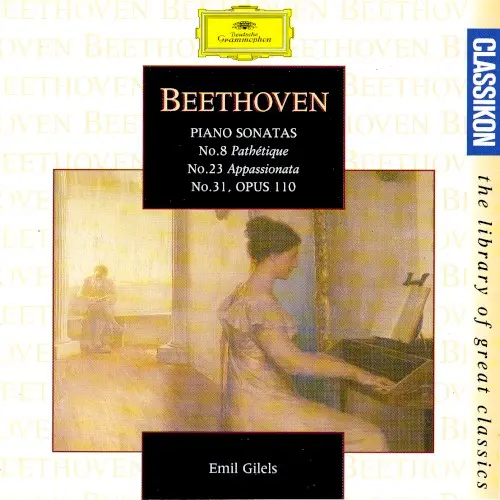 Piano Sonatas no. 8 “Pathétique” / No. 23 “Appassionata” / no. 31, op. 110