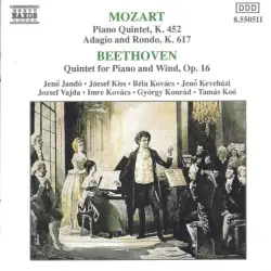 Mozart: Piano Quintet, K. 452 / Adagio and Rondo, K. 617 / Beethoven: Quintet for Piano and Wind, op. 16