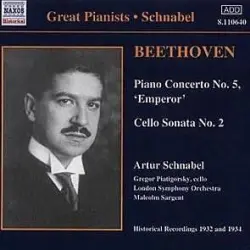Piano Concerto no. 5 "Emperor" / Cello Sonata no. 2