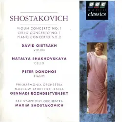 Violin Concerto no. 1, Cello Concerto no. 1, Piano Concerto no. 2