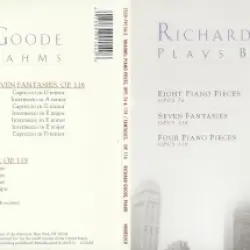 Richard Goode Plays Brahms