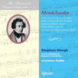 The Romantic Piano Concerto, Volume 17: Piano Concerto no. 1 in G minor / Piano Concerto no. 2 in D minor / Capriccio Brilliant, op. 22 / Rondo Brilliant, op. 29 / Serenade and Allegro giocoso, op. 43