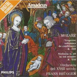 Vesperae solemnes de confessore, K. 339 / Symphony no. 40 in G minor, K. 550