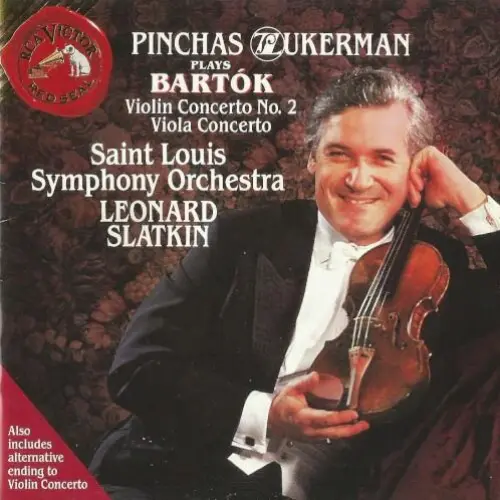 Violin Concerto No. 2 / Viola Concerto (Saint Louis Symphony Orchestra feat. conductor: Leonard Slatkin, violin/viola: Pinchas Zukerman)