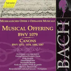 Musikalisches Opfer, BWV 1079 / Kanons BWV 1072–1078, 1086, 1087