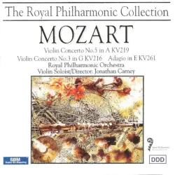 Violin Concerto no. 5 in A, KV 219 / Violin Concerto no. 3 in G, KV 216 / Adagio in E, KV 261