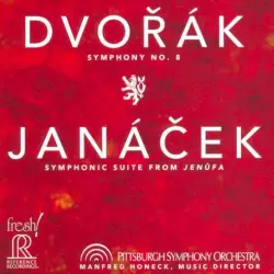 Dvořák: Symphony no. 8 / Janáček: Symphonic Suite from Jenůfa