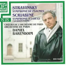 Stravinsky: Symphonie de Psaumes / Scriabine: Symphonie No. 3 Op. 43 ‘Le Divin Poème’