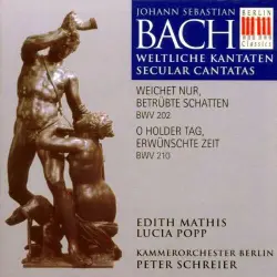 Weltliche Kantaten: Weichet nur betrübte Schatten BWV 202 / O holder Tag, erwünschte Zeit BWV 210 Weltliche Kantaten: Weichet nur betrübte Schatten BWV 202 / O holder Tag, erwünschte Zeit BWV 210