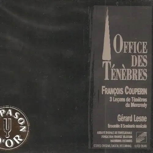 Office des ténèbres: 3 Leçons de ténèbres du mercredy