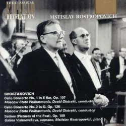 Cello Concerto no. 1 in E flat, op. 107 / Cello Concerto no. 2 in G, op. 126 / Satires (Pictures of the Past), op. 109