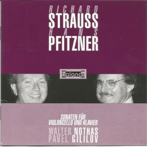 R. Strauss: Cellosonate, op. 6 / Pfitzner: Cellosonate, op. 1