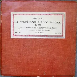 40ème symphonie en sol mineur K.550 40ème symphonie en sol mineur K.550