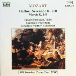 Haffner Serenade K. 250/March K. 249