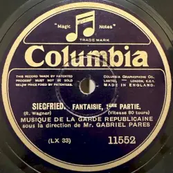 Siegfried. Fantaisie Siegfried. Fantaisie