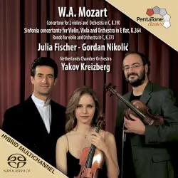 Sinfonia Concertante in E‐flat major, K. 364 / Rondo in C major, K. 373 / Concertone in C major, K. 190