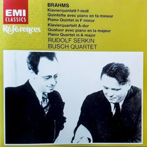 Piano Quintet in F minor, op. 34 / Piano Quartet in A major, op. 26