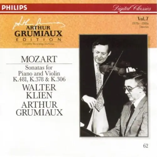 Sonatas for Piano and Violin: K. 481 / K. 378 / K. 306