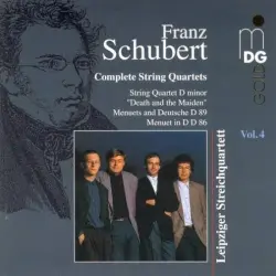 Complete String Quartets, Volume 4: String Quartet in D minor "Death and the Maiden", D. 810 / Menuets and Deutsche, D. 89 / Menuet in D major, D. 86