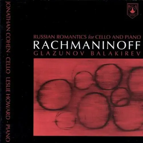 Russian Romantics for Cello and Piano