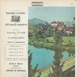 5 Concerti for Violin and Orchestra