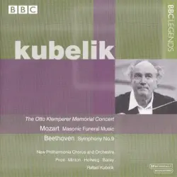 The Otto Klemperer Memorial Concert: Mozart: Masonic Funeral Music / Beethoven: Symphony no. 9