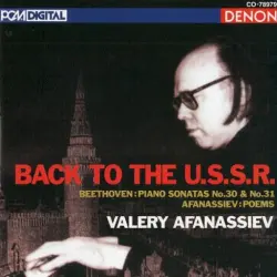 Beethoven: Piano Sonatas Nos. 30-31 - Afanassiev: Poems
