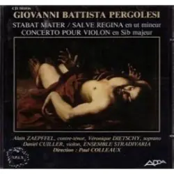 Stabat Mater / Salve Regina en ut mineur / Concerto pour violon en Si bémol majeur