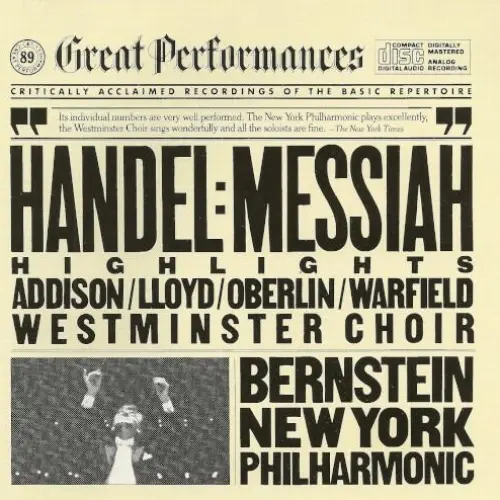 CBS Great Performances, Volume 89: Handel: Messiah Highlights