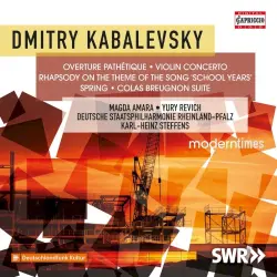 Overture pathétique / Violin Concerto / Rhapsody on the Theme of the Song 'School Years' / Spring