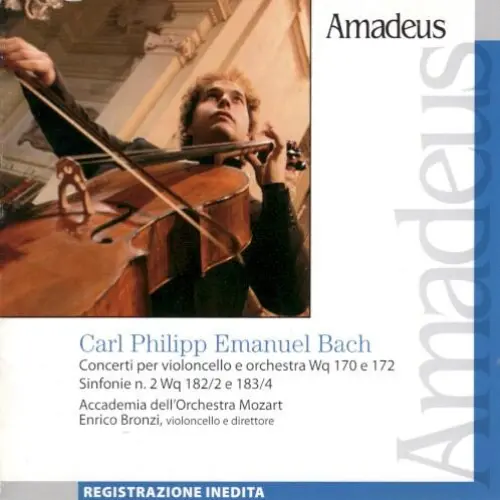Concerti per violoncello e orchestra Wq 170 e 172 / Sinfonie n. 2 Wq 182/2 e 183/4
