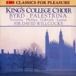 Byrd motets in paired settings with Palestrina, Philips, Gabrieli, Victoria, Lassus