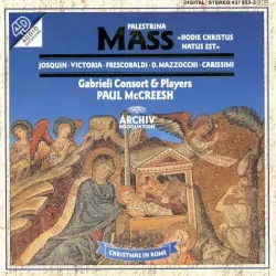 Palestrina Mass: "Hodie Christus natus est"