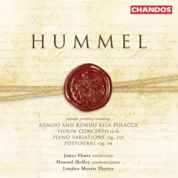 Adagio And Rondo Alla Polacca; Violin Concerto In G; Piano Variations Op. 115; Potpourri Op. 94