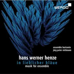 Kammermusik 1958 über die Hymne "In lieblicher Bläue" von Hölderlin für Tenor, Gitarre und acht Soloinstrumente
