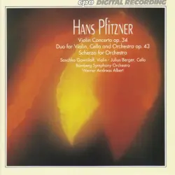 Violin Concerto, op. 34 / Duo for Violin, Cello and Orchestra, op. 43 / Scherzo for Orchestra