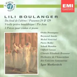 Du fond de l'abîme / Psaumes 24 & 129 / Vieille prière bouddhique / Pie Jesu / 3 Pièces pour violon et piano
