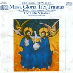 Missa Gloria tibi Trinitas Missa Gloria tibi Trinitas