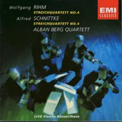 Rihm: Streichquartett no. 4 / Schnittke: Streichquartett no. 4