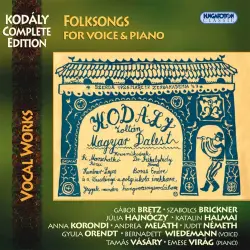 Kodály Complete Edition: Vocal Works: Folksongs, for voice and piano
