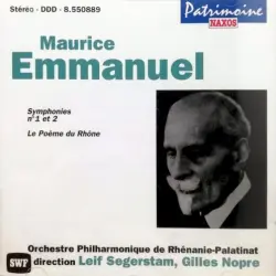 Symphonies n° 1 et 2 / Le Poème du Rhône