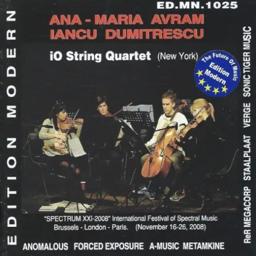 Avram: Nouvelle Axe (V) / Ikarus / Dumitrescu: Spectrum (VI) / Perspective au movemur