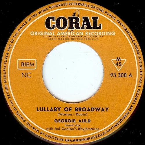 Lullaby of Broadway / Just You, Just Me
