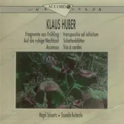 Fragmente aus Frühling / transpositio ad infinitum / Auf die ruhige Nachtzeit / Schattenblätter / Ascensus / Trio à cordes