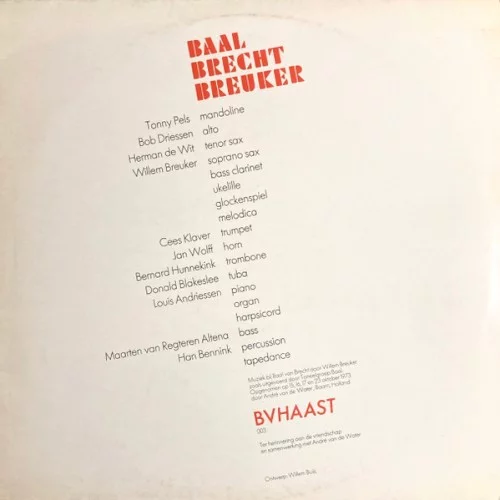 Baal Brecht Breuker